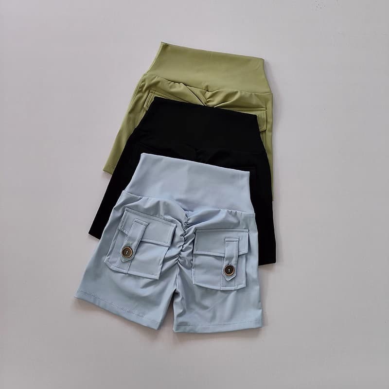 Calções Esportivos Femininos De Verão Sem Costura De Cintura Alta Empurre Para Cima Ginástica Sexy De Corrida Ciclismo