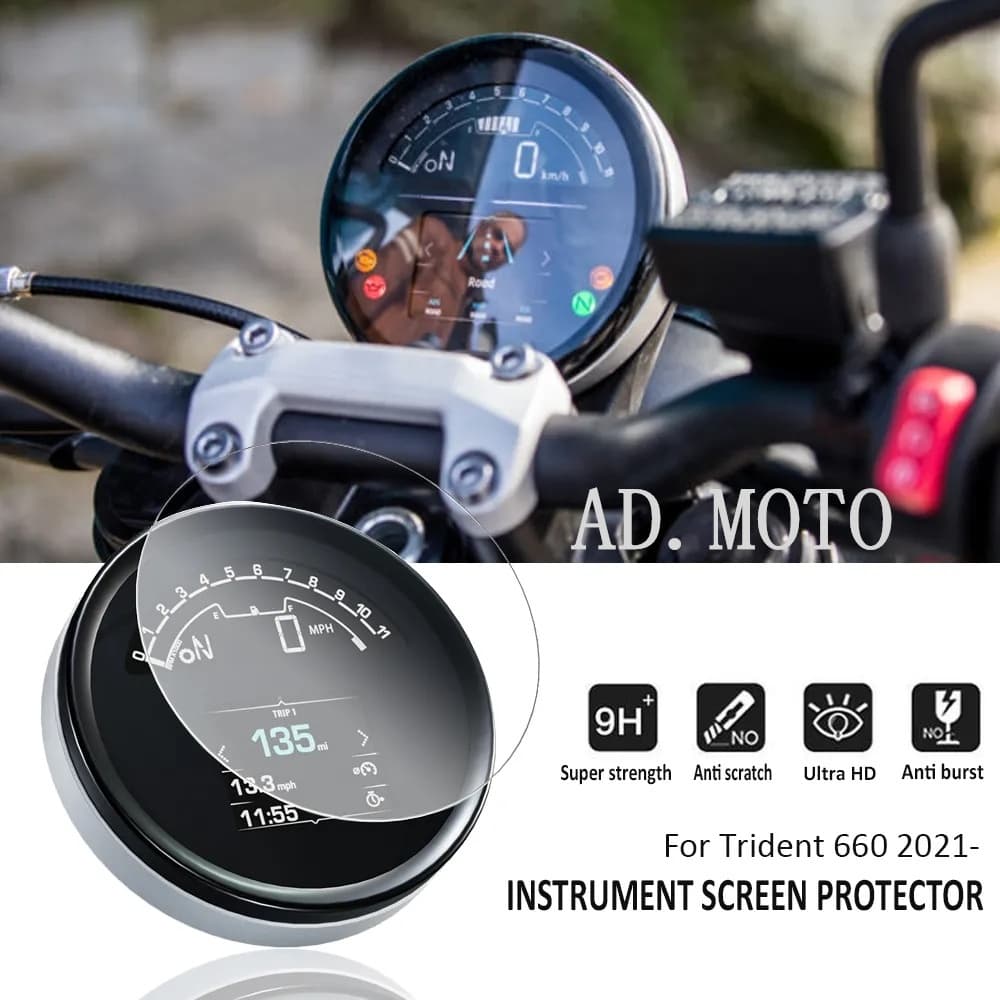Acessórios Para Motocicletas Película Protetora De Tela Instrumentos Triumph TRIDENT 660 FOR 660 2021 2022 2023 2024