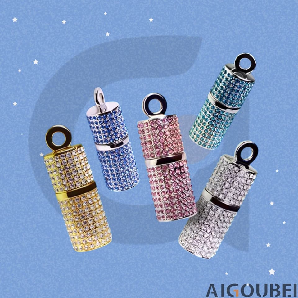 Pen drive Cilíndrico Metálico Diamantado USB 2.0 2TB 128GB 64GB 32GB 16GB 8GB 4GB 2GB 1GB Armazenamento De Dados De Memória Com Nó Chinês