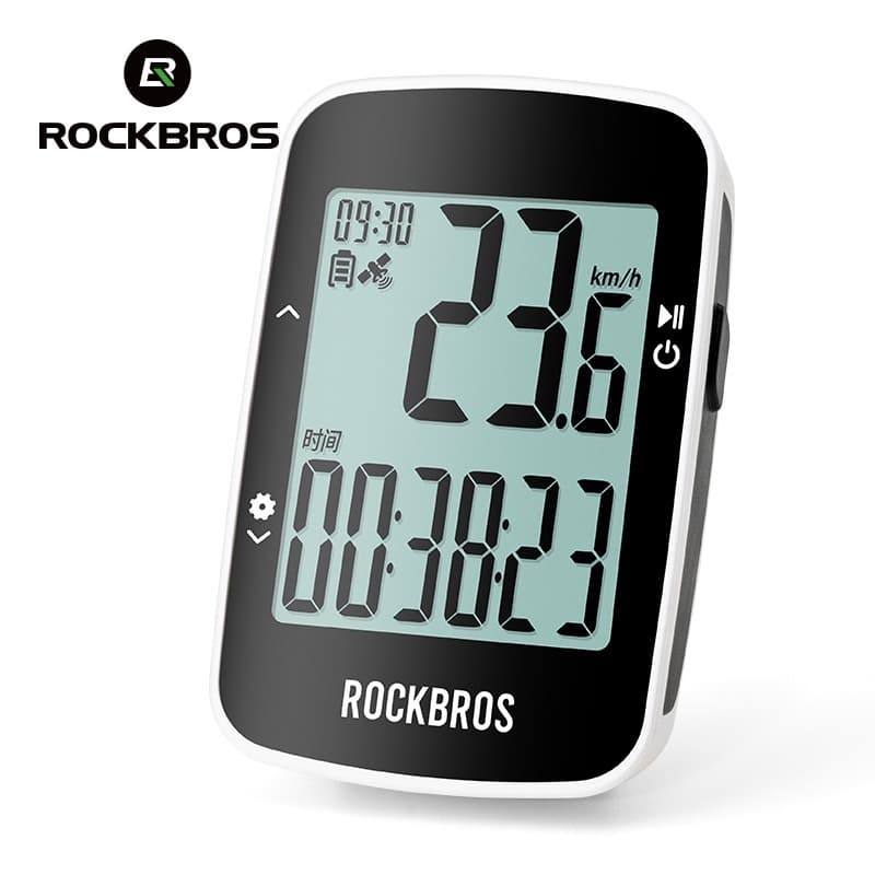 ROCKBROS GPS Speedometer Wireless Smart Sensitive Nevigation Computador De Bicicleta Recarregável Leve Bluetooth Strava À Prova D'água Equipamento De Ciclismo Por