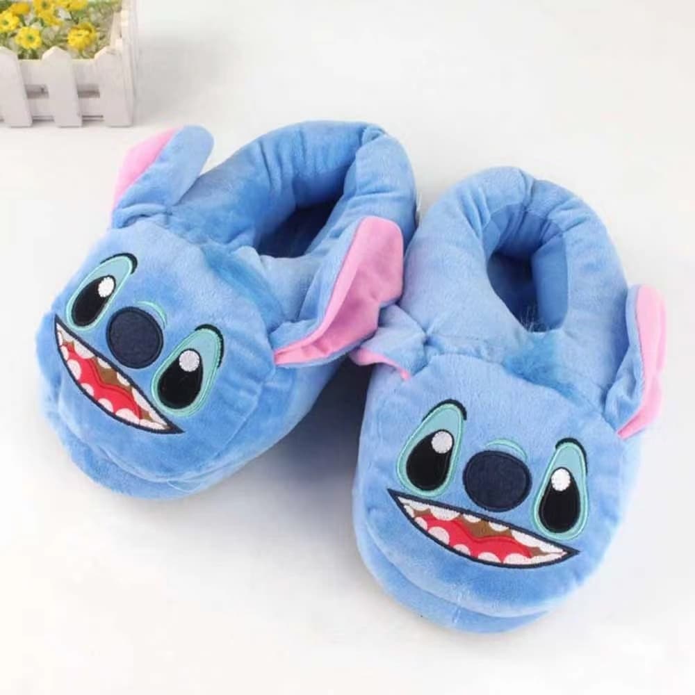 24/28cm Pantufa Stitch Winter Warm Indoor Pantufa Stitch Infantil
