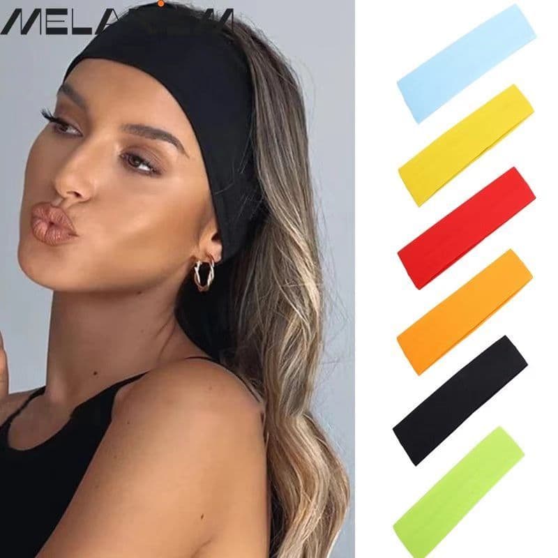 Esportes bandana bandana antitranspirante suor-absorvente bandana Yoga Fitness correndo rosto lavagem dedicada das mulhe