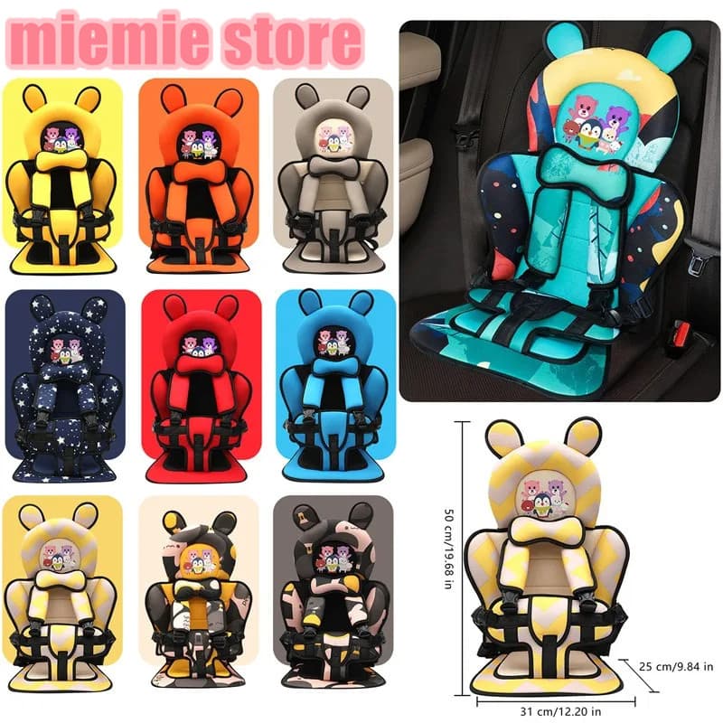 0-12 Anos De Idade Assento De Segurança Para Crianças De Carro Portátil Acessórios Interiores Bebês Carros
