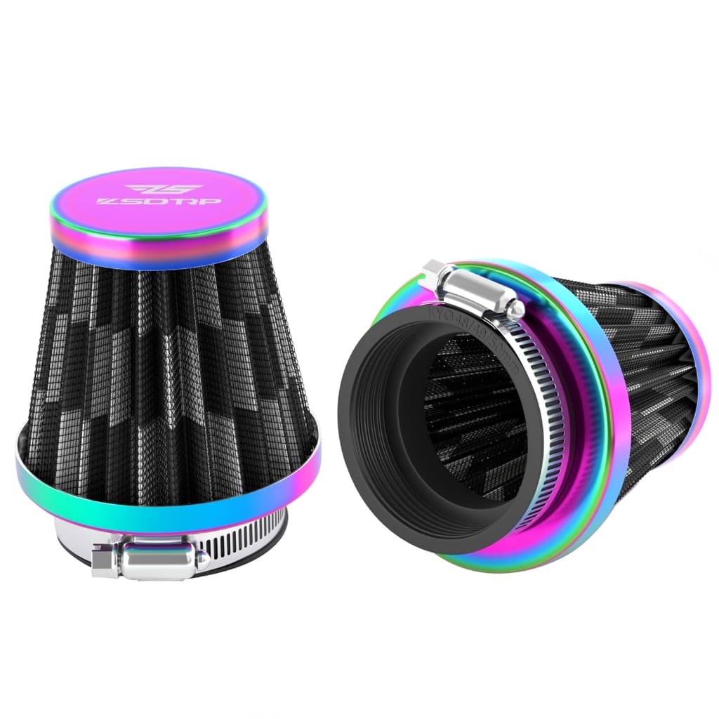 35/38/42/45/50/55/58MM Filtro De Ar Carburador De Motocicleta Funil Colorido Universal