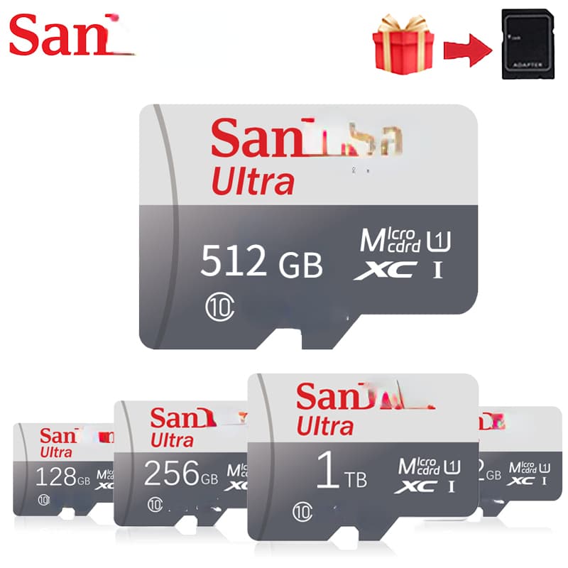 Cartão De Memória SD Class10 UHS-1 Flash MicroTF 1024GB 512GB 1TB 4GB 8GB 16GB 32GB 64GB 128GB 256GB Micro