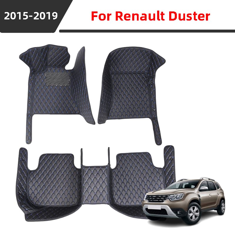Renault Duster 2015 2016 2017 2018 2019 Tapetes De Carro , material De Couro Impermeável , Antideslizante E Resistente Ao Desgaste , Protege O interior Contra Umidade .