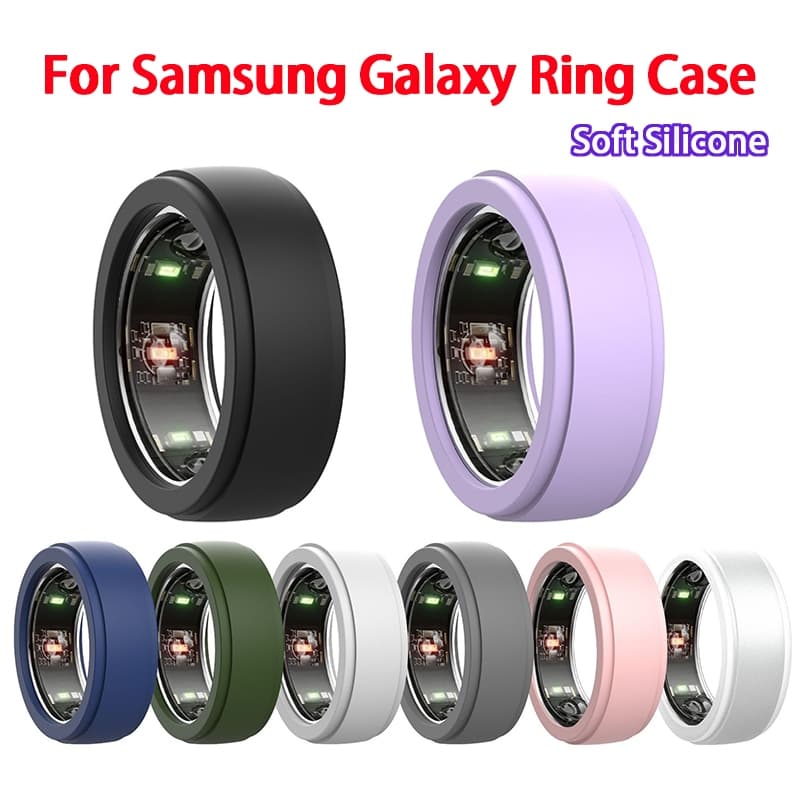 Capa Protetora De Silicone Macia Para O Anel Protetor Samsung Galaxy Ring A Universal Oura Smart Casing Shell