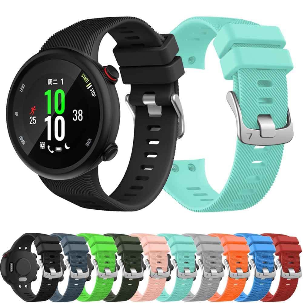 Pulseira De Silicone Para Garmin Swim 2/Forerunner 45 Relógio De Substituição Acessório Com Ferramentas