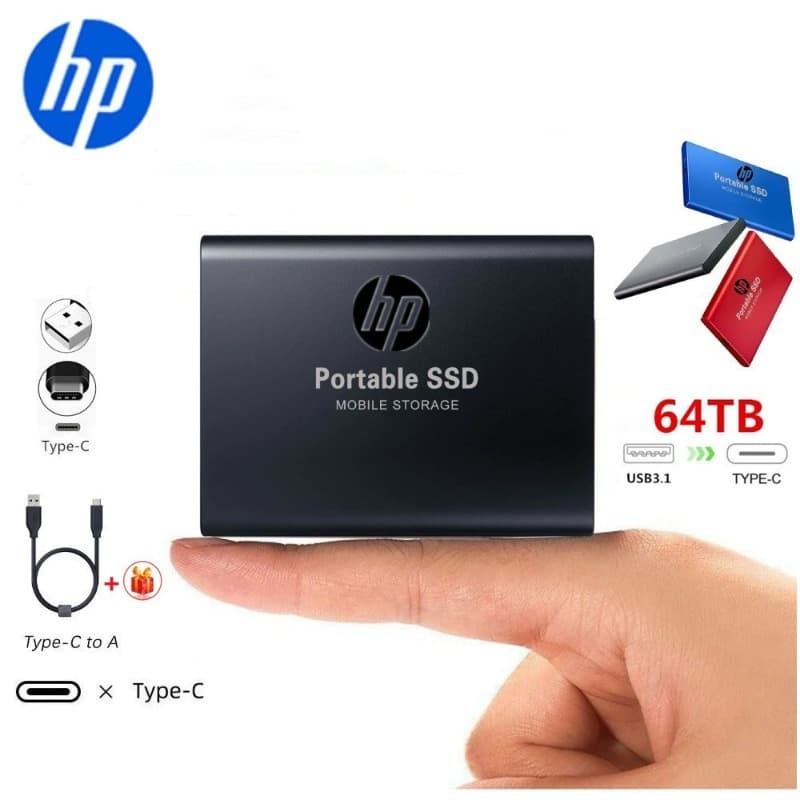 64TB SSD 16TB interface móvel externa de estado sólido portátil USB 3.1 8TB laptop tipo C