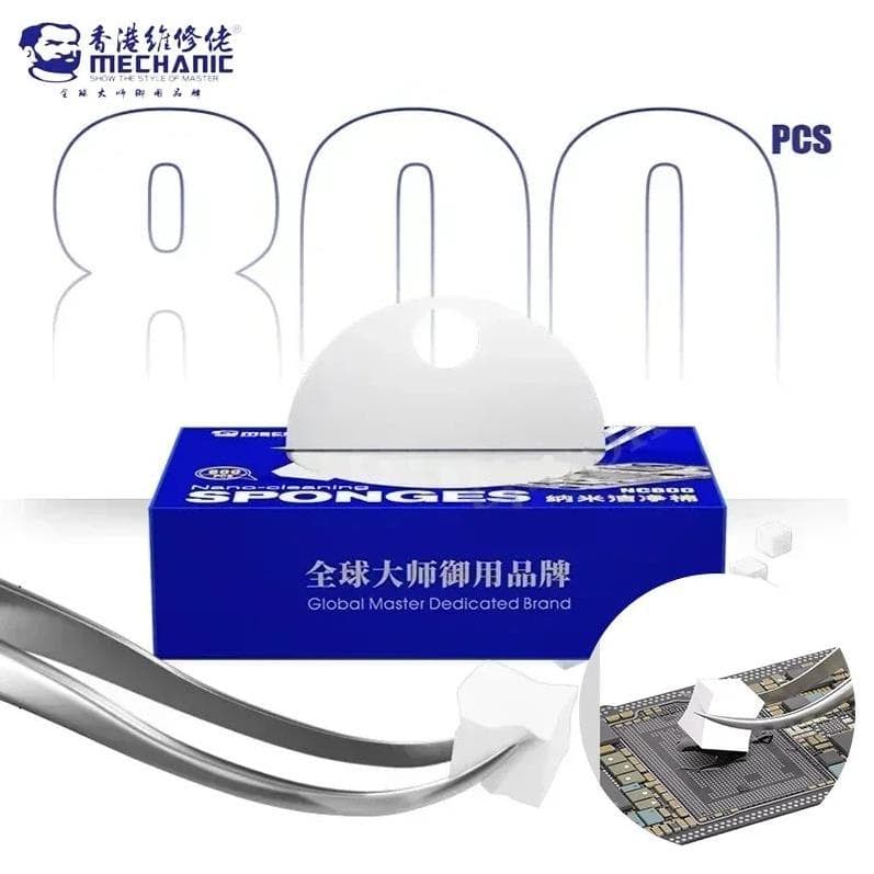 Mechanic NC800 Nano Spong Limpeza Sem Resíduos Tela Do Telefone PCB Placa Mãe De Vidro Traseira Ferramentas Limpas De Reparo Da Câmera