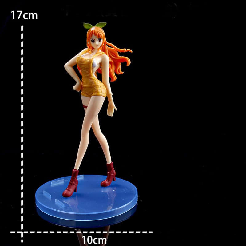 17cm One Piece Nami Anime Figura Sexy Ação Figurino Hentai Pvc Estátua Modelo Sala Colecionável Decora Brinquedos Presentes De Natal