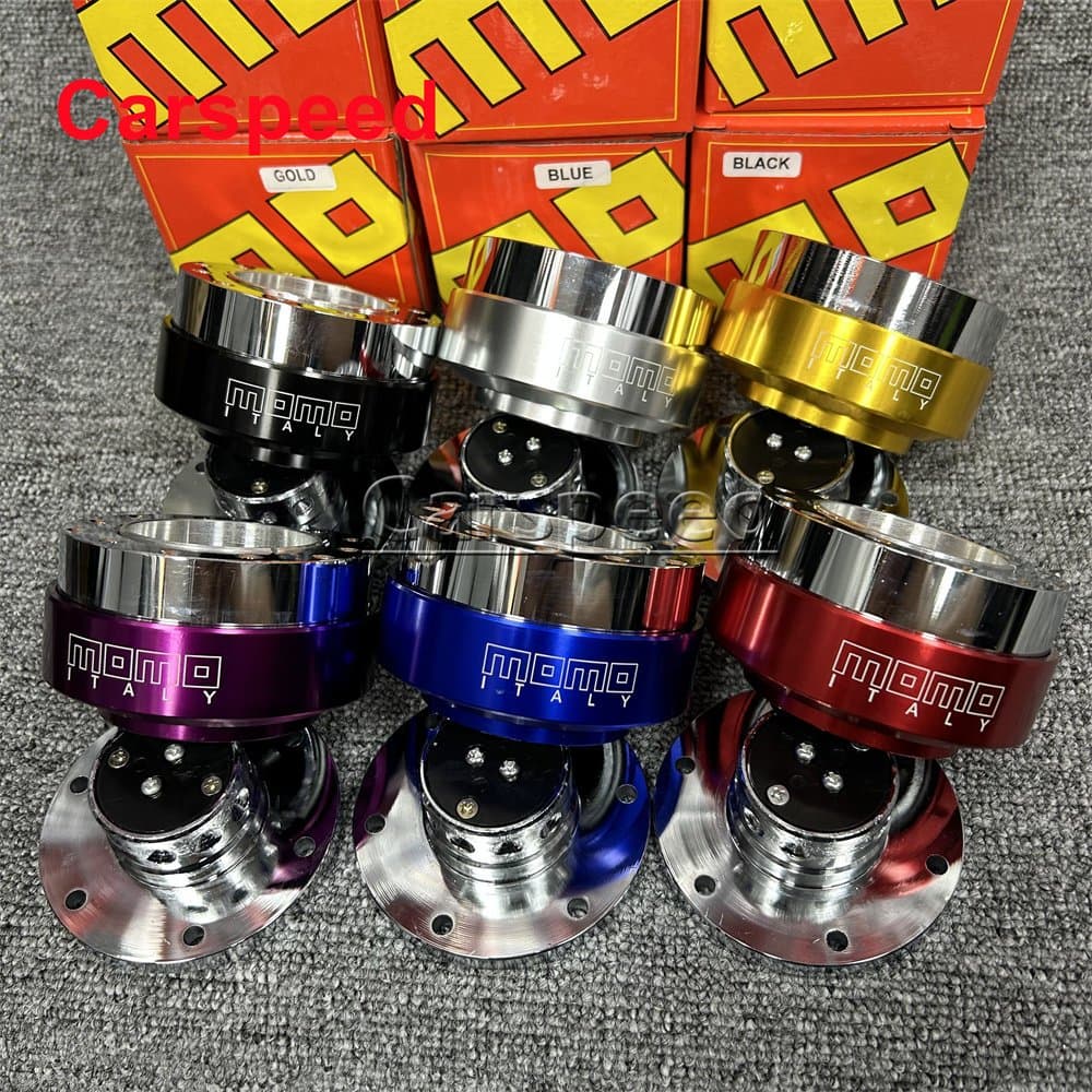 MOMO Volante Universal Snap Off Adaptador De Cubo De Liberação Rápida kit Chefe 5 + 3 Rolamento De Esferas