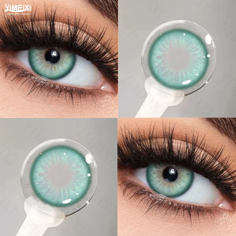 YIMEIXI 2 Peças De Lentes De Contato Com Série Íris Grau 14.5MM/14.0MM , Cosméticos Para Os Olhos , De Hidrogel Macio , Uso Anual