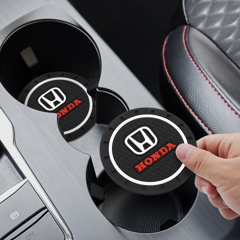 Honda coaster Carro Moda Decorativa Copo De Água slot Tapete De silicone Para Ajuste CR-V Piloto Accord Vezel Odyssey INSIGHT Clareza CIVIC