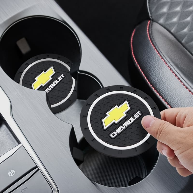 Chevrolet coaster Carro Moda Decorativa Copo De Água slot Tapete De silicone Para CRUZE Faísca TRAX Equinox Malibu MONZA orlando