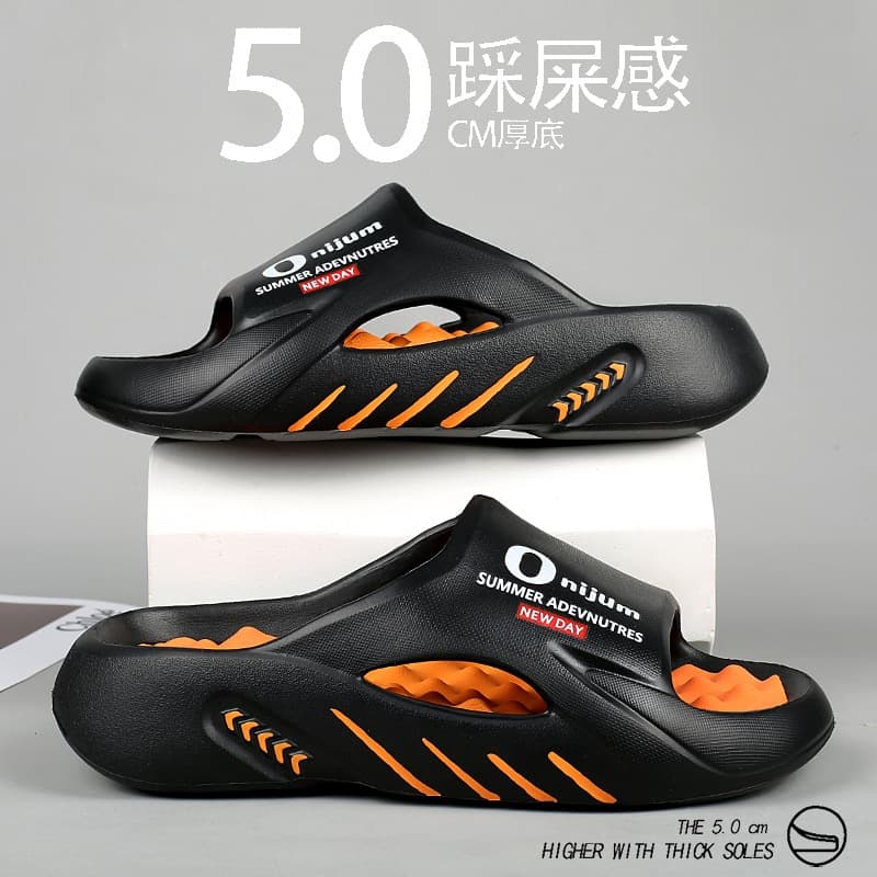 Sandálias Esportivas De Verão Masculinas Massagem Praia Antiderrapante Dupla Utilização Vietnã Chinelos Casuais