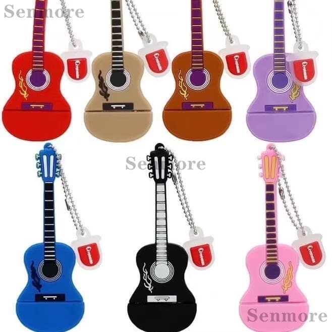 Pendrive De Material De Para Guitarra 1TB 128GB USB Armazenamento De Dados De Música Unidade Flash 8GB 32GB 16GB