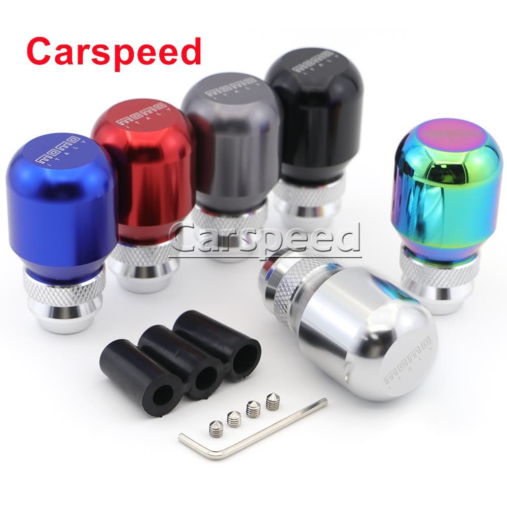 MOMO Manopla De Mudança De Marcha Universal Para Carro , Alavanca De Câmbio Manual , Comprimento Ajustável Retrátil , Cabeça De Engrenagem De Liga De Alumínio