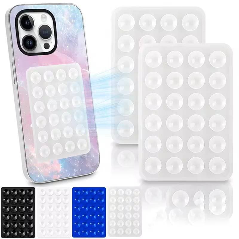 Suporte Para Telefone Com Ventosa Autoadesiva-Almofada De Sucção De Borracha Celular Antiderrapante De Silicone Mãos Liv