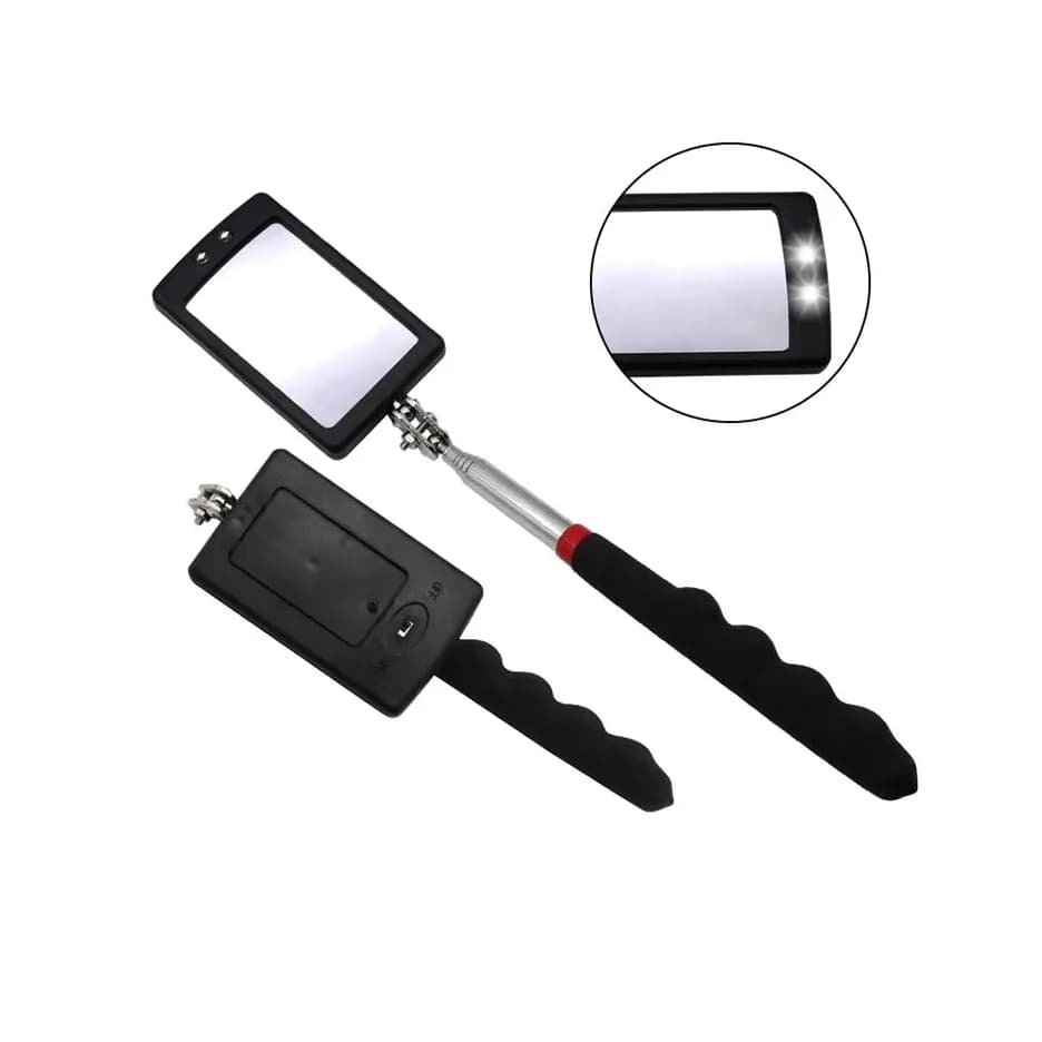 Espelho De Inspeção Inferior universal Telescópico , Endoscópio , Retrovisor Dobrável