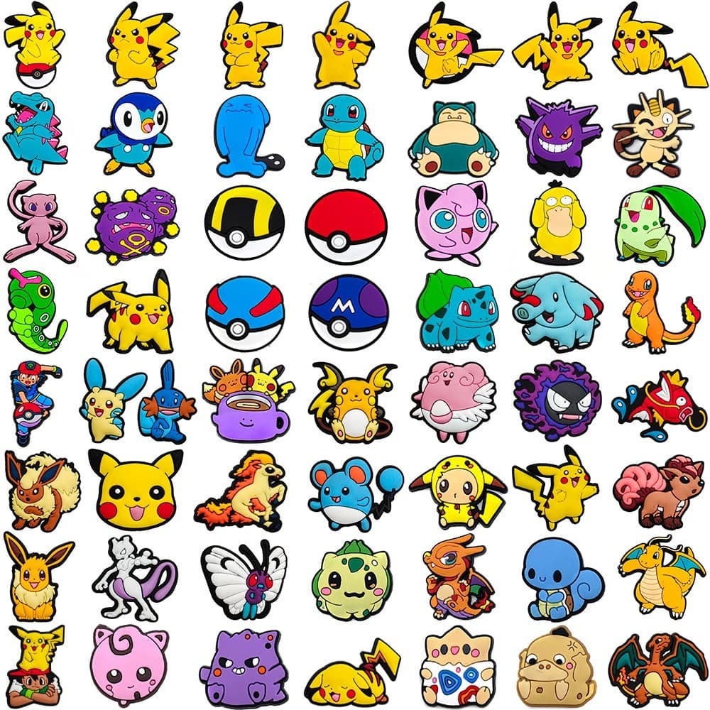 Amarelo Fada Animal De Estimação 60 Peças Sapatos Bonitos Dos Desenhos Animados Charme Acessórios Sandálias Pingente Bot