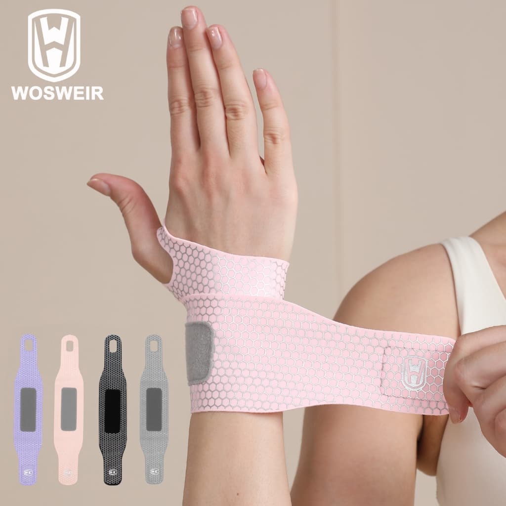 WOSWEIR Suporte Para Túnel Do Carpo Protetor De Pulso Pressurizado Respirável Envolve Alças Homens E Mulheres Cinta Ultr