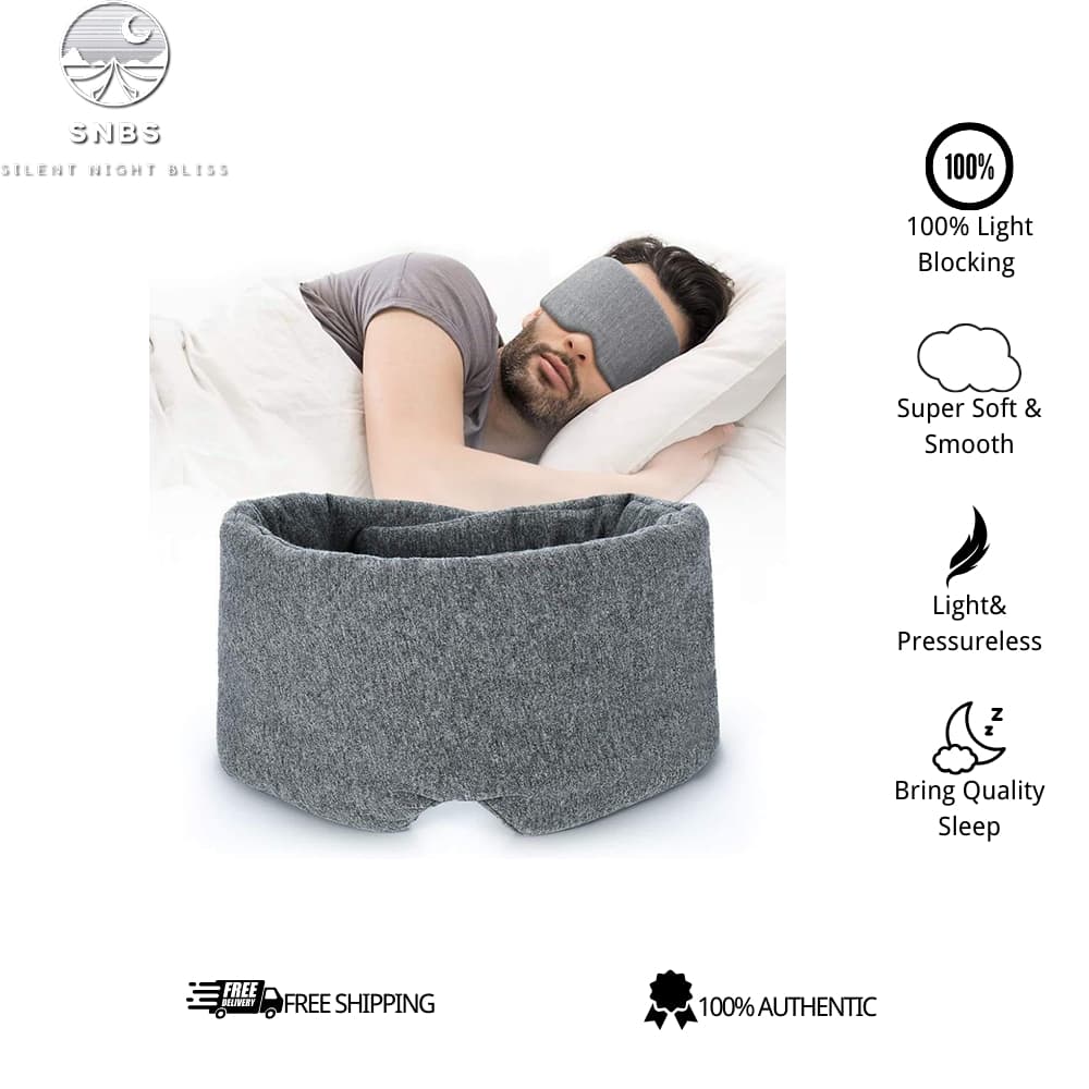 Máscara Blackout De Algodão Para Dormir-Máscaras Os Olhos Feitos À Mão Com Bloqueio De Luz Homens E Mulheres , Confortáv