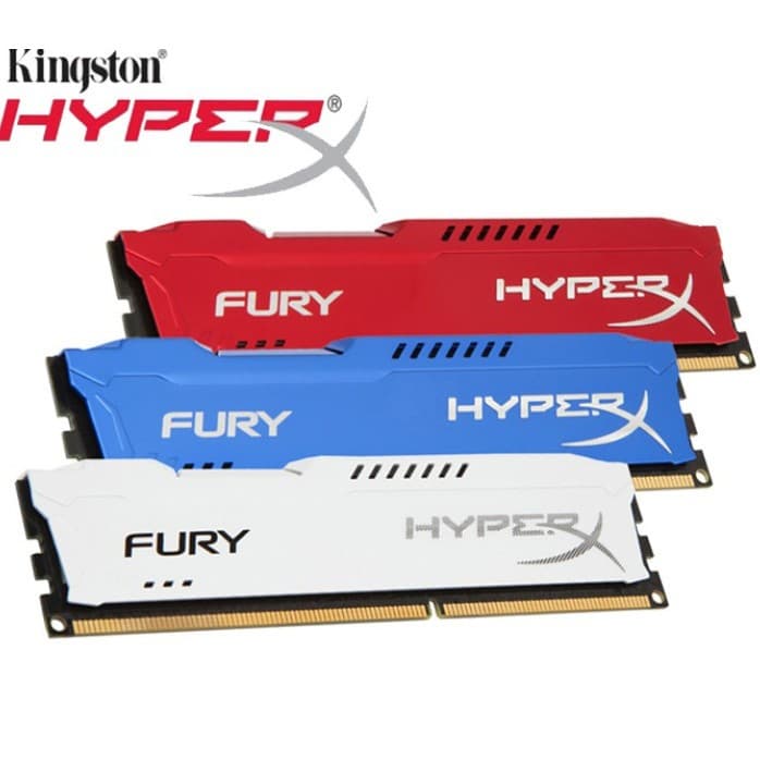 Kingston Hyperx Fury 4GB 8GB Ddr3 1333MHz 1600MHz 1866MHz 1.35V 1.5V 240 Pin DIMM RAM Memória Desktop 10600 12800 14900U