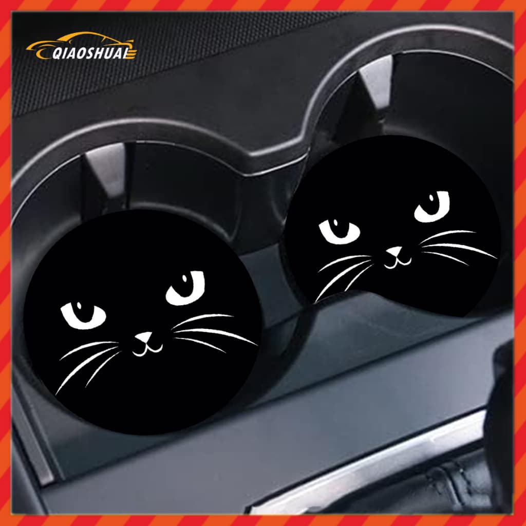 1 Pcs Criatividade Do Carro Porta-Copos De Gato Personalidade Copo De Água Almofada De Ranhura Modificação interior Deco