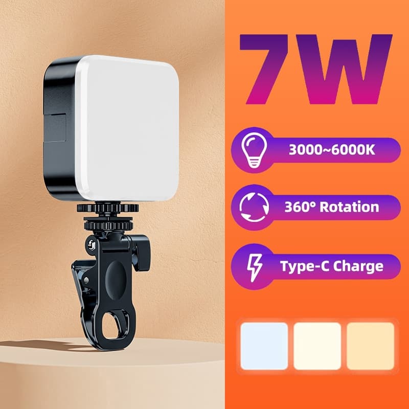 Iluminação Fotográfica Noturna De Preenchimento LED Luz De Vídeo De Lâmpada Portátil De Fotografia