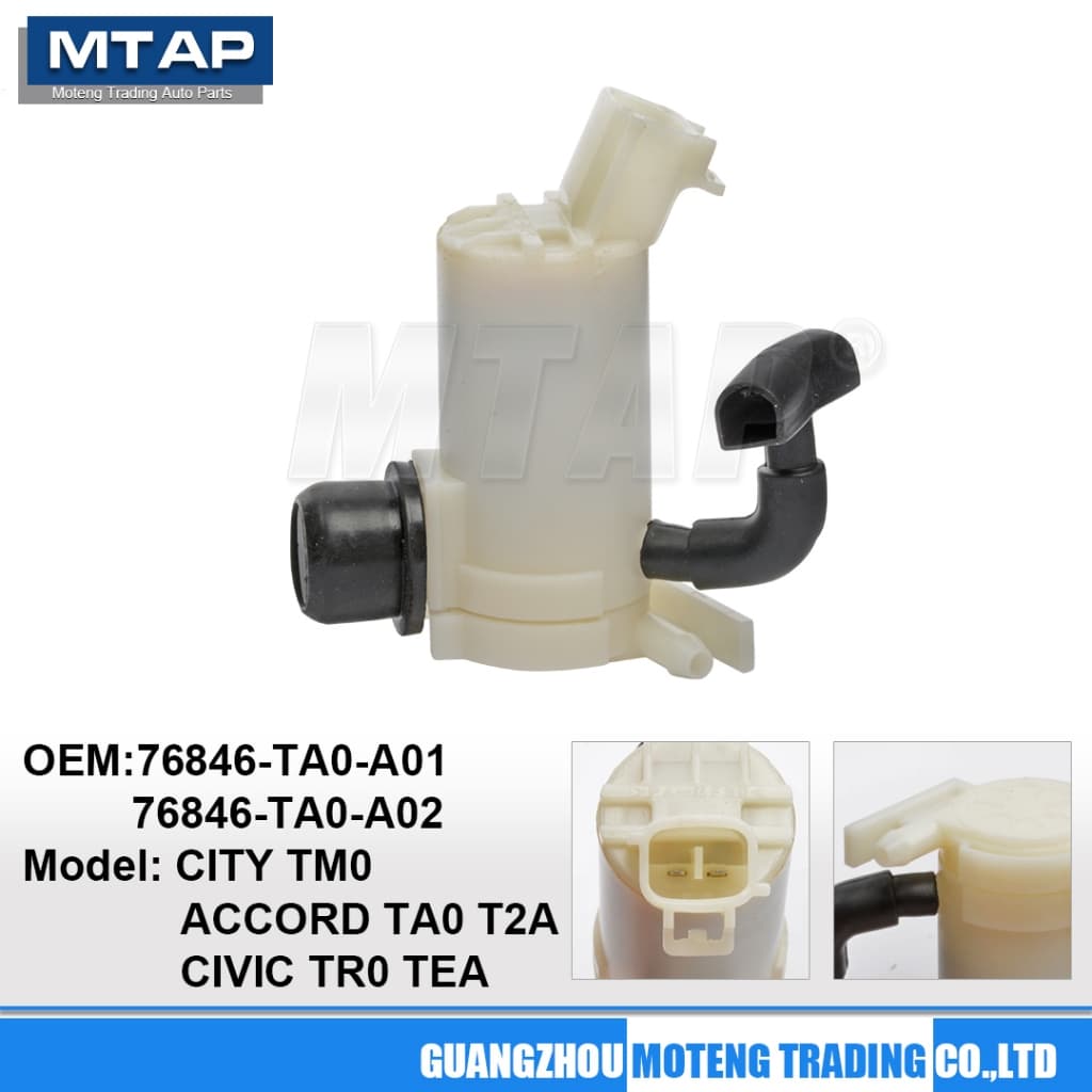 Motor Lavador De Para-Brisa HONDA CITY TM0/ACCORD TA0 T2A/CIVIC TR0 Chá Bomba Lavadora 76846-TA0-A01 A02