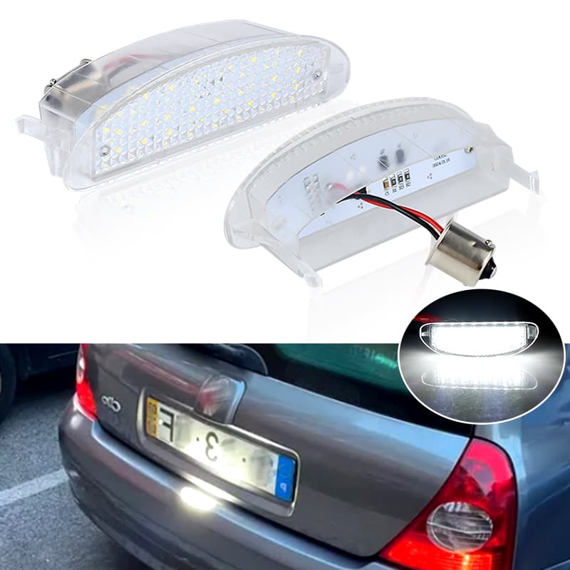 1pc CANbus LED Luz De Matrícula Para Renault Clio Sport MK2 II 1998-2006 Twingo I (1993-2007)