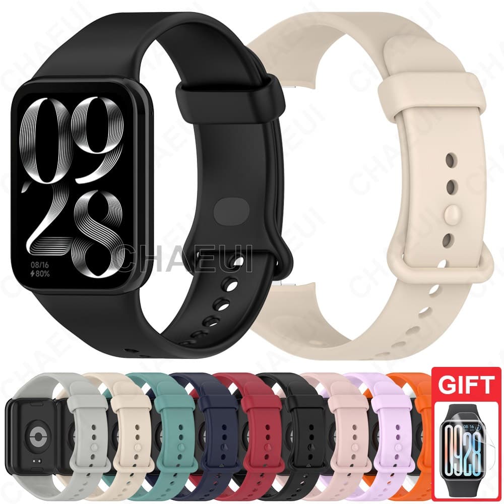 Pulseira De Silicone Acessórios De Substituição Para Xiaomi Smart Band 9 Pro / Mi Band 8 Pro / Redmi Watch 4 5