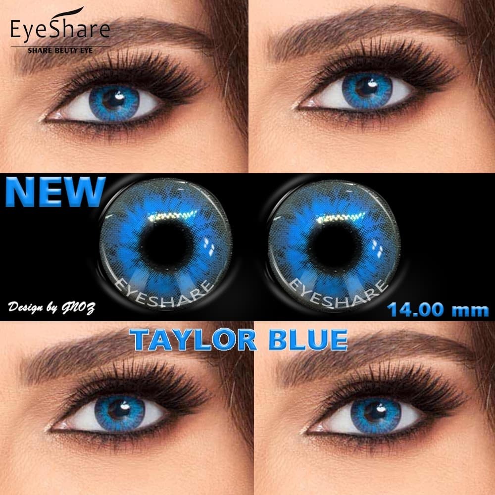 Lentes EYESHARE 1Pair TAYLOR De Contato Cosméticas Coloridas Para Olhos