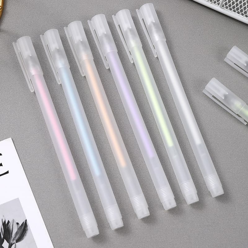 Kit 6 Cores Conjunto De Canetas De Cola Para Ferramenta De Scrapbooking 12 Segundos De Secagem Rápida