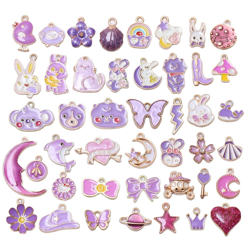 20pcs Pingente De Esmalte De Liga De Zinco Óleo Pêlo Preto Cachorrinho Diy Pulseira De Joias