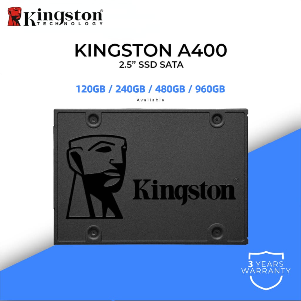 SSD Kingston 120GB 480GB A400 SATA 3 2.5 Polegadas Para Laptop Desktop Pc Unidade De Estado Sólido Interna SATA3