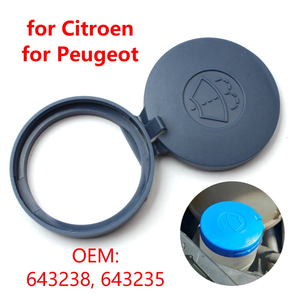 643230 Tampa Do Tanque Reservatório De Fluido Limpador De Para-Brisa Carro Peugeot Parceiro 2 Especialista 2 Citroen C4 