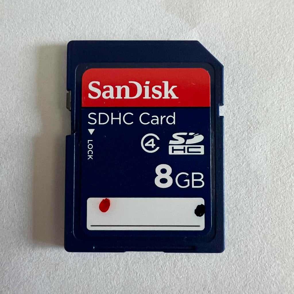 Cartão Sd 8GB adequado para Canon Nikon CCD câmera Digital carro navegação musical cartão SDHC