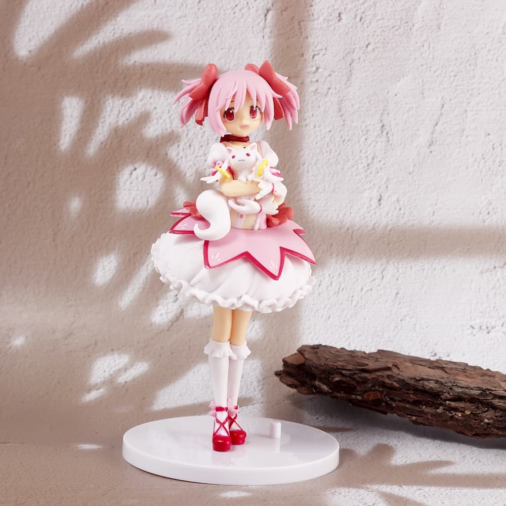 18cm Puella Magi Madoka Magica Anime Figura Kaname Incubadora Magia Donzela Deus QB PVC Figuras De Ação Modelo Decoração