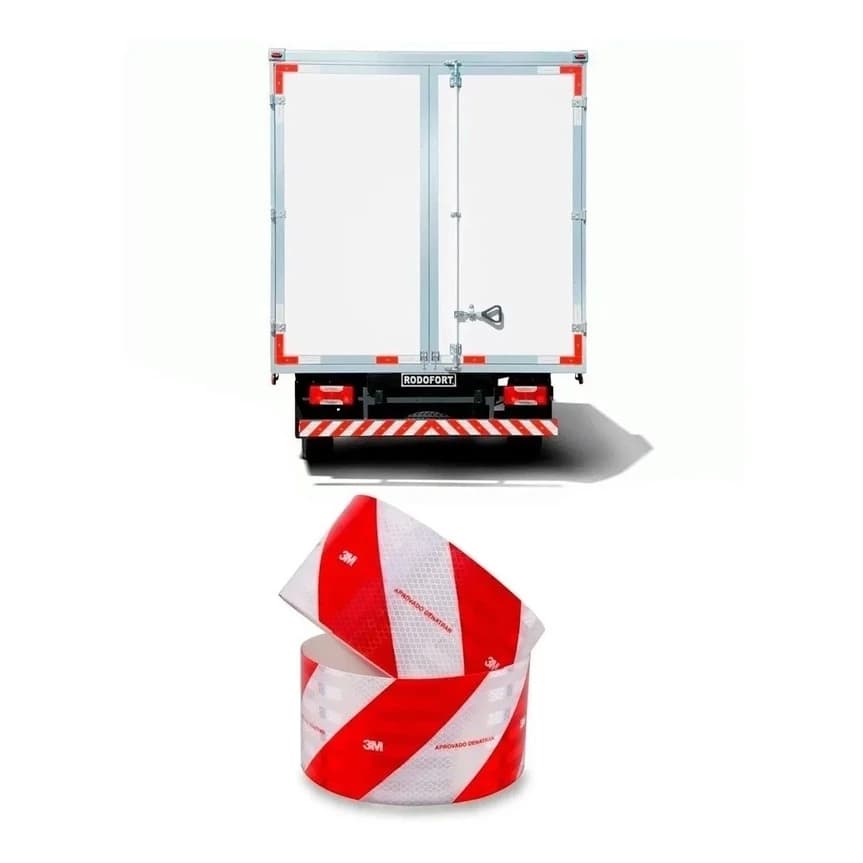 Faixa Refletiva Parachoque De Caminhão