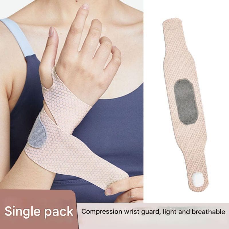 1 Peça Cinta De Pulso Elástica Faixas Artrite Entorse Pulseira Esportiva Unissex Respirável Mão Entorses Túnel Do Carpo 