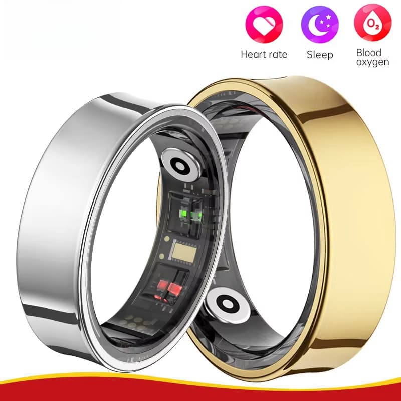 Anel Inteligente 2026 COLMI R09 Para Homens E Mulheres , Monitoramento De Frequência Cardíaca Oxigênio No Sangue , 5ATM 