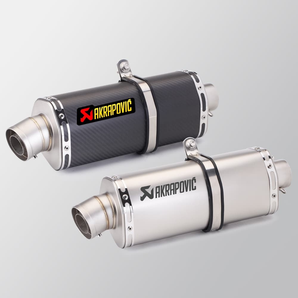 51mm Universal Tubo De Escape Da Motocicleta Modificado Silenciador Com DB Killer AK Adesivo Para XJ6 MT07 MT09 MT03 Z90