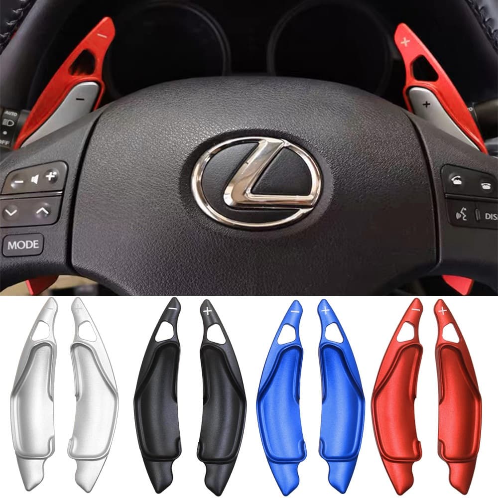 Toyota Corolla XEI 2009-2014, Lexus IS250 IS350 2005-2012 Extensão Da Pá Do Volante Carro DSG Adesivos Acessórios