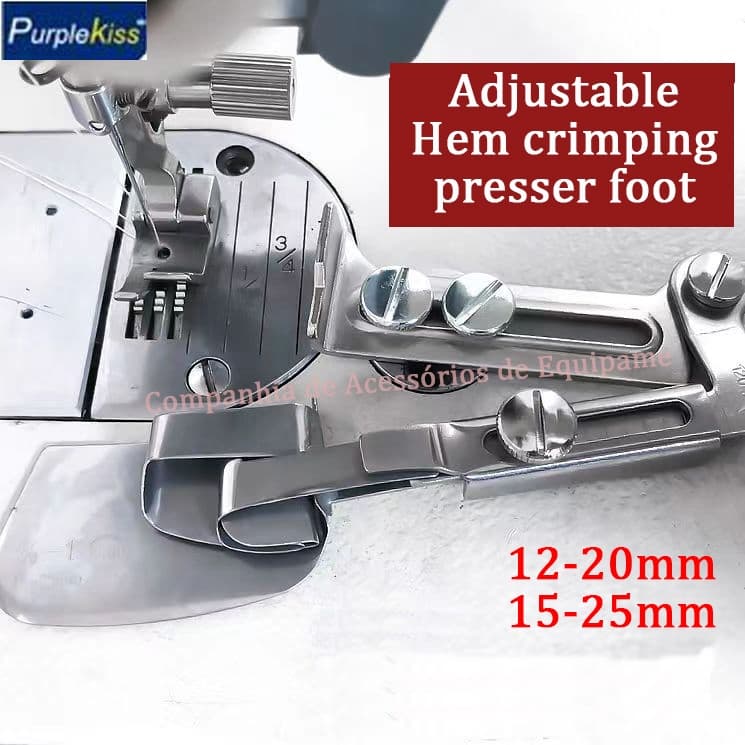 【Promoção】Aparelho Guia de Barra Bainha Reta Industrial Com Regulagem Ajustável - Barra de Diversos tamanhos em um Apare