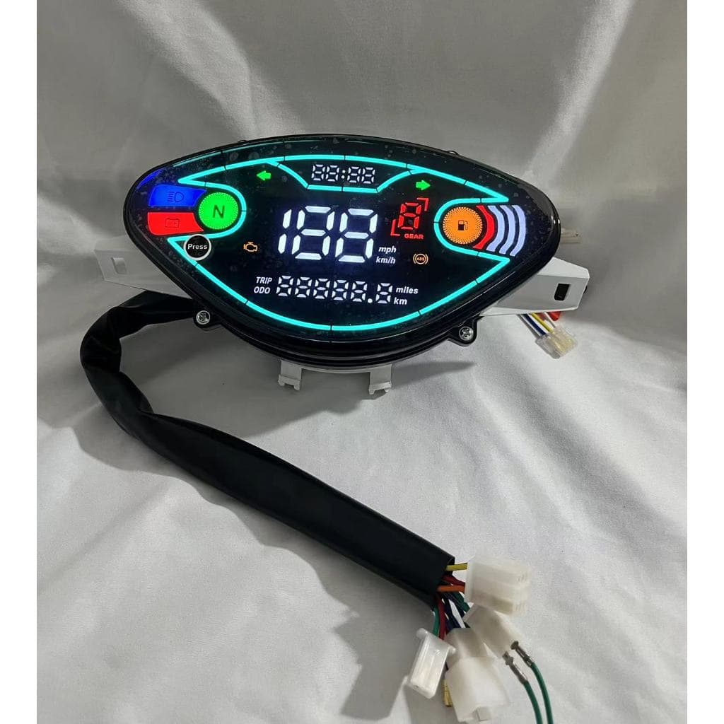 Painel Para Honda Biz 125 Es/ks 2005 2006 2007 2008 Medidor Digital Velocímetro LED Montagem