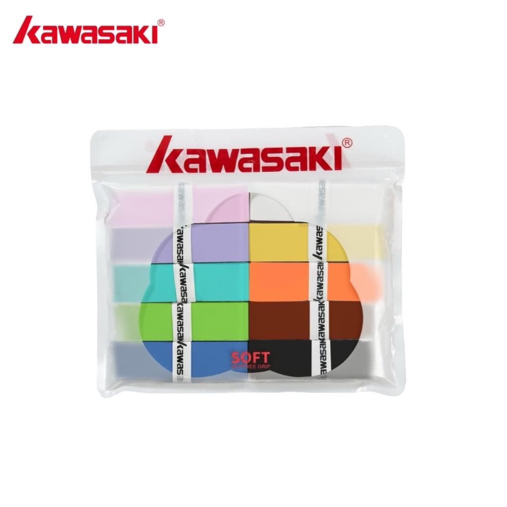 Kawasaki 5/10 PCS Pickleball Paddle Grip Aperto De Mão Badminton Tennis 001 Cola Macia Faixa De Absorção De Suor Durável