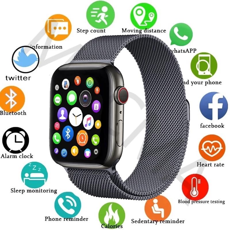 SmartWatch IWO T900 IP67 À Prova D'água Masculino E Feminino Android/Apple Phone MINI Pulseira Inteligente