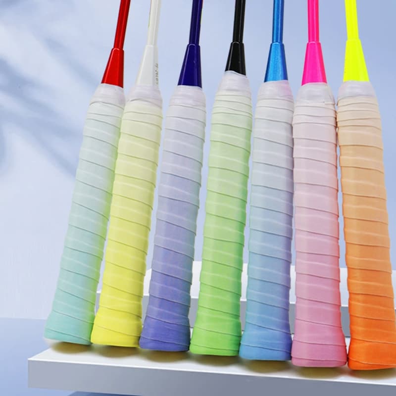 Gradiente Antiderrapante Absorvente De Suor Raquete De Badminton Alça Overgrip Fita De Enrolamento